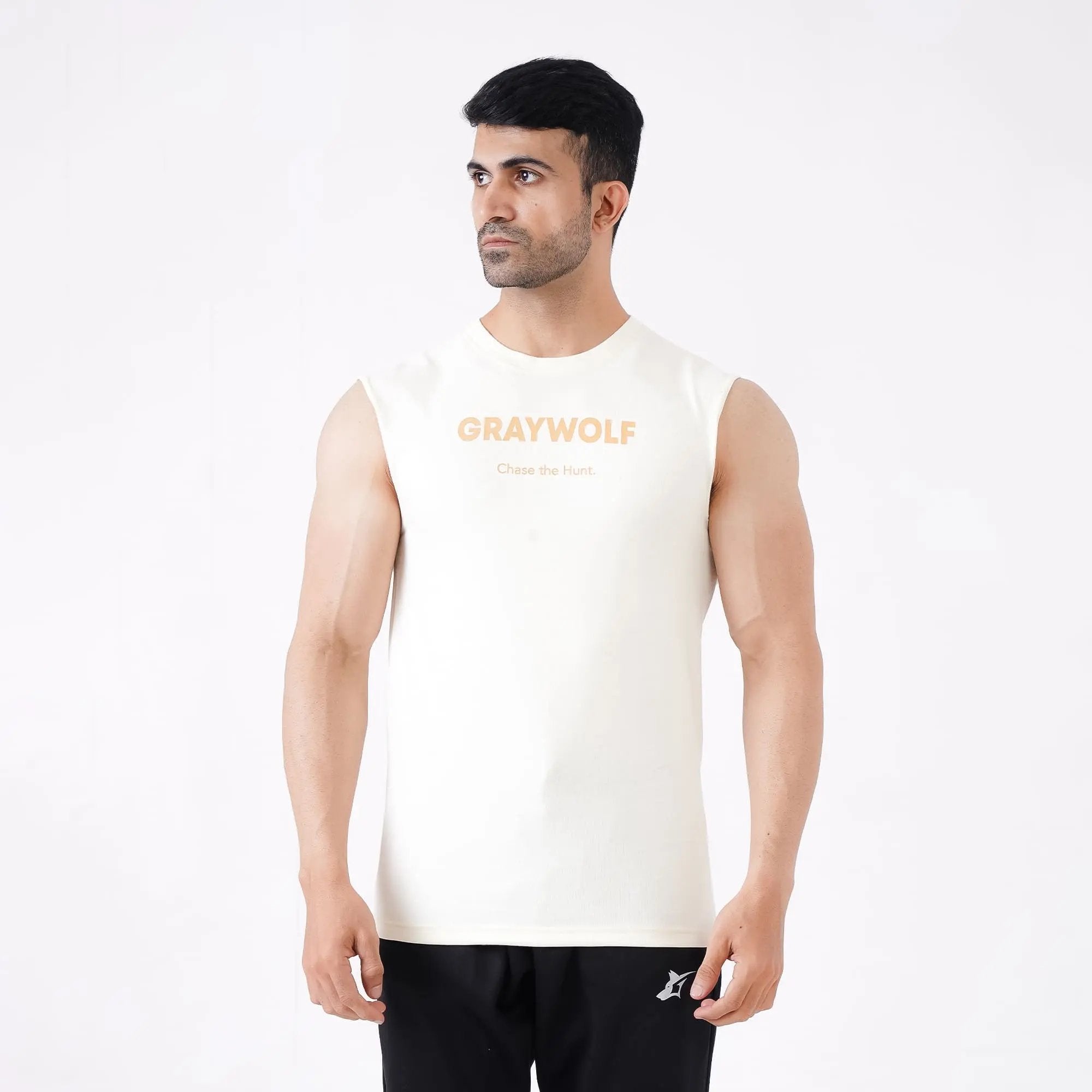 Flex Pro Tank - Off White GrayWolf