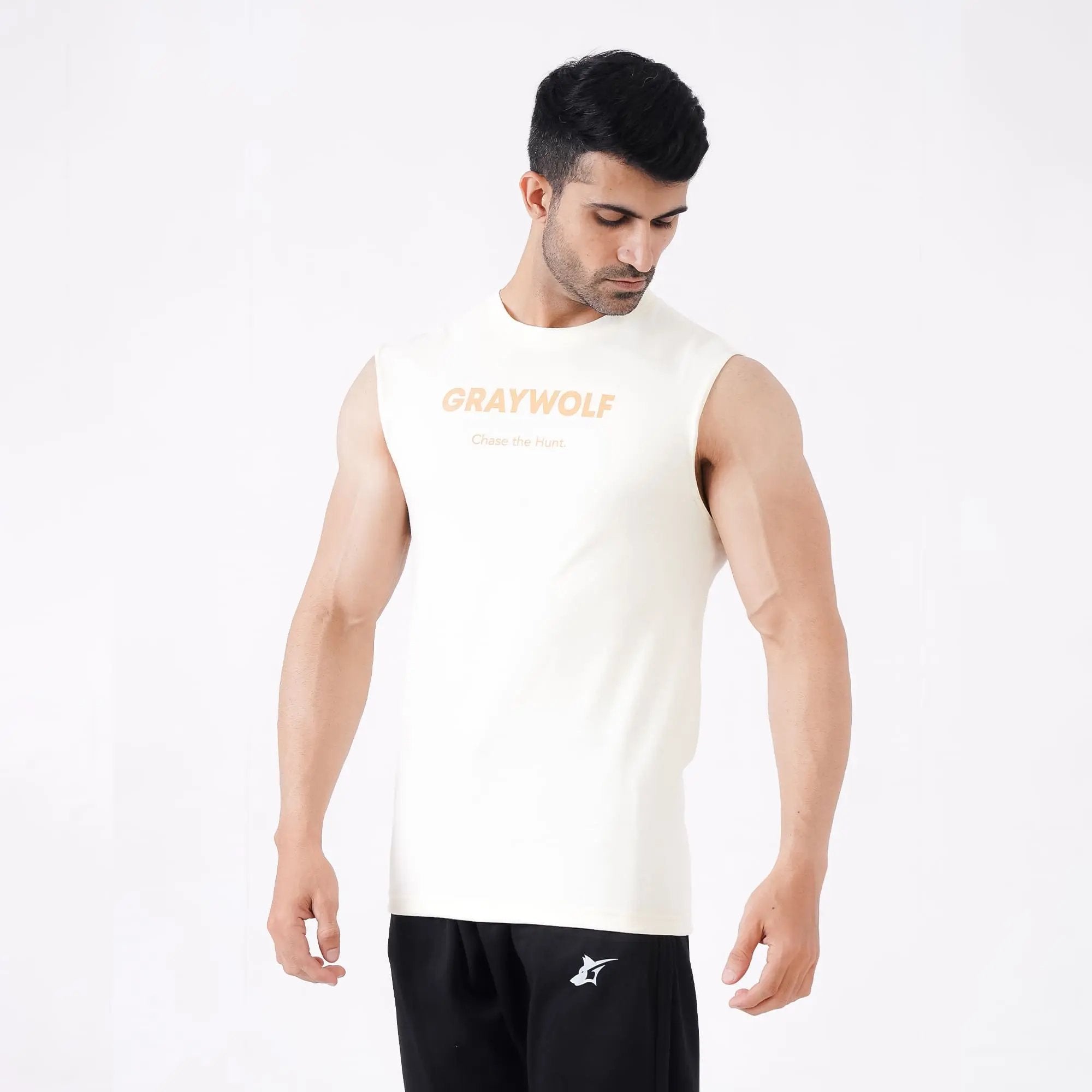 Flex Pro Tank - Off White GrayWolf
