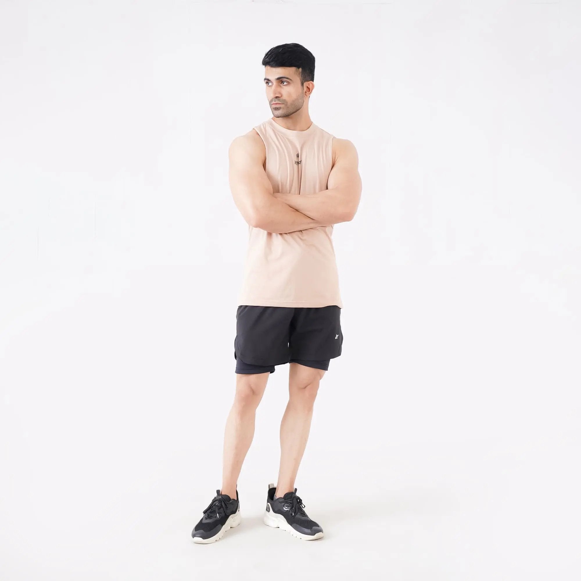 Iron Wolf Muscle Tank - Biege GrayWolf