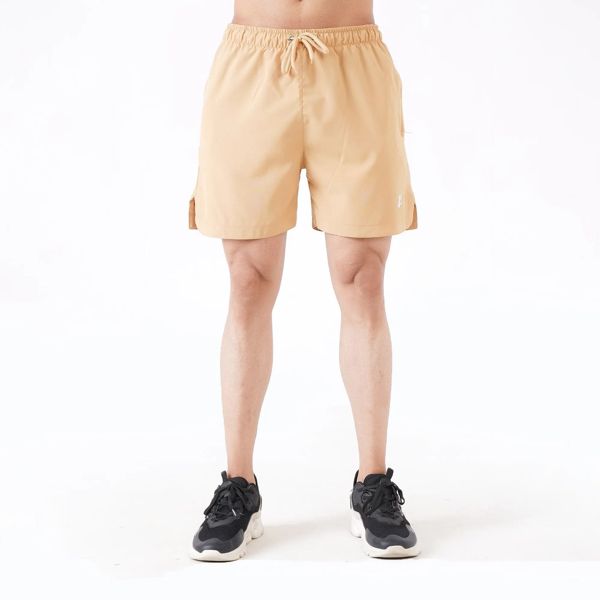 Savage Training Shorts - Beige Graywolf