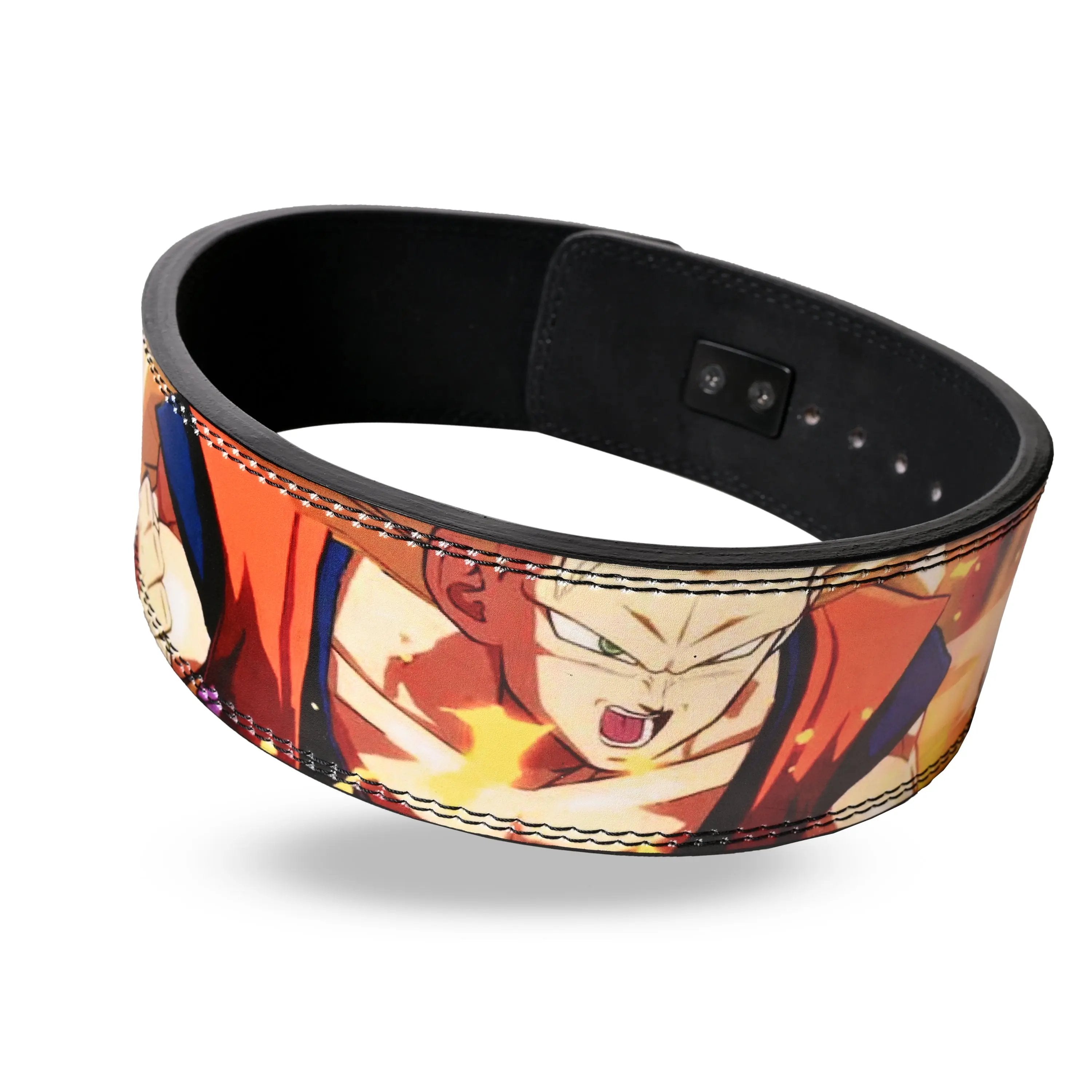 Heavy-duty weightlifting belt with reinforced stitching for maximum support