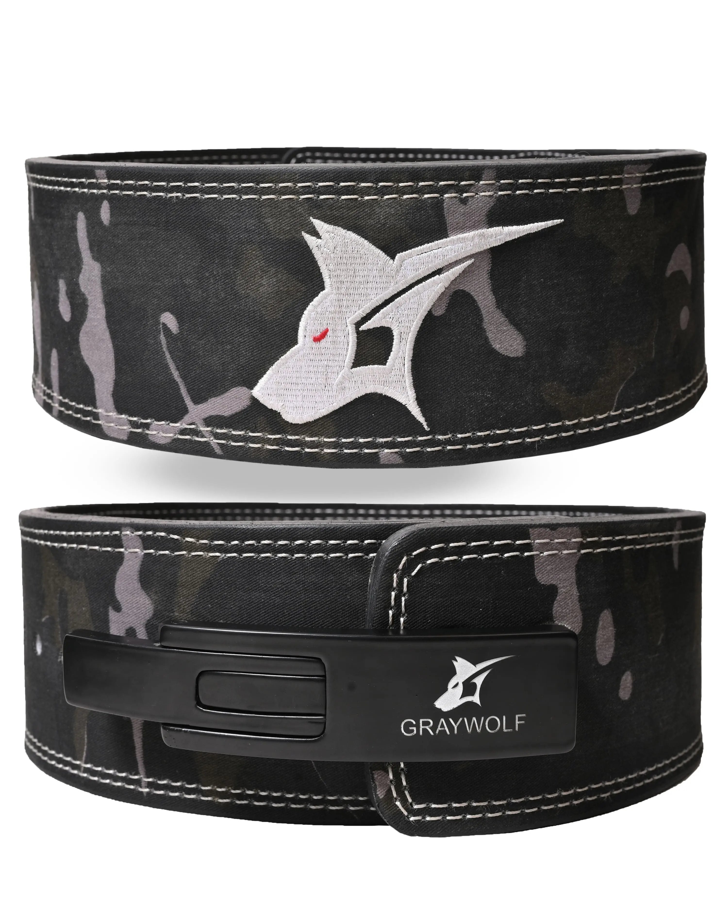 Camo Fang Lever Belt - 10MM GrayWolf