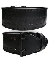 Black Alpha Power Belt - 10MM GrayWolf