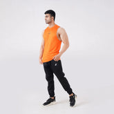 Iron Wolf Muscle Tank - Orange GrayWolf