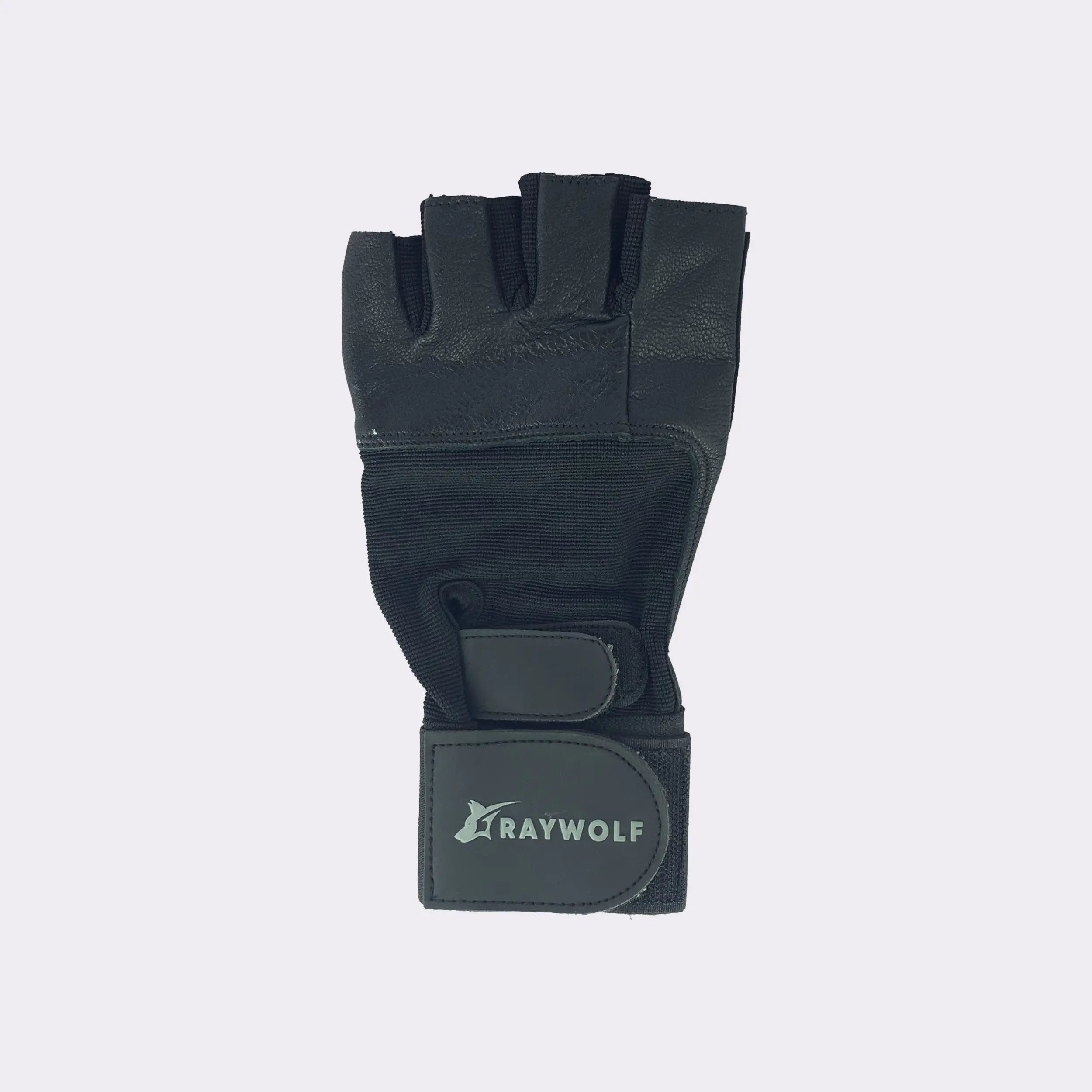 Black Ops Leather Gloves Gray Wolf