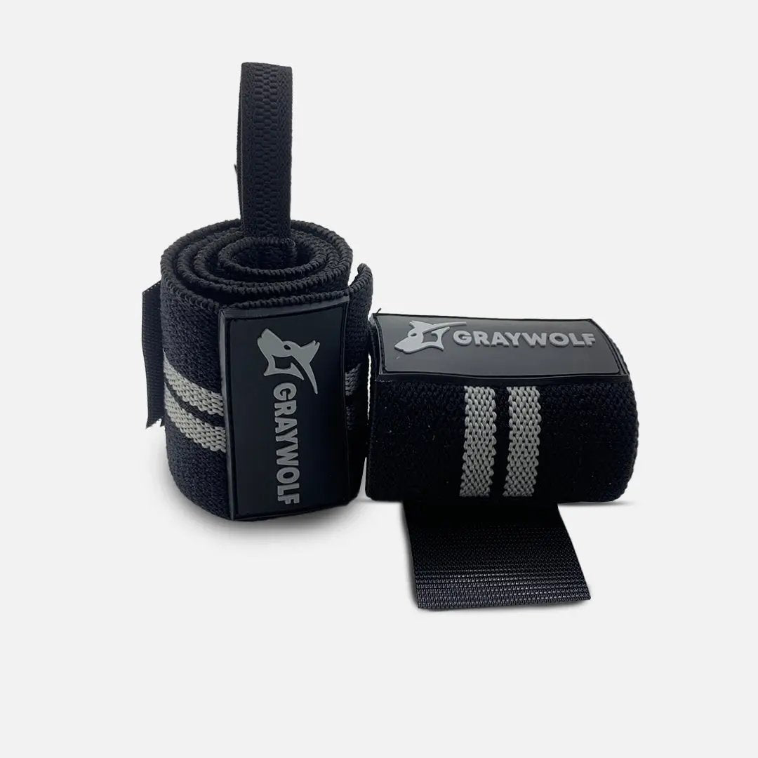 Wrist Wrap-Black/grey 24" Gray Wolf