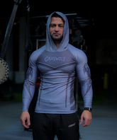 Warrior Comression Hoodie - Grey