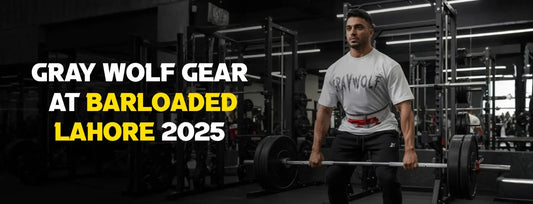 Gray Wolf athlete lifting at BarLoaded Lahore 2025