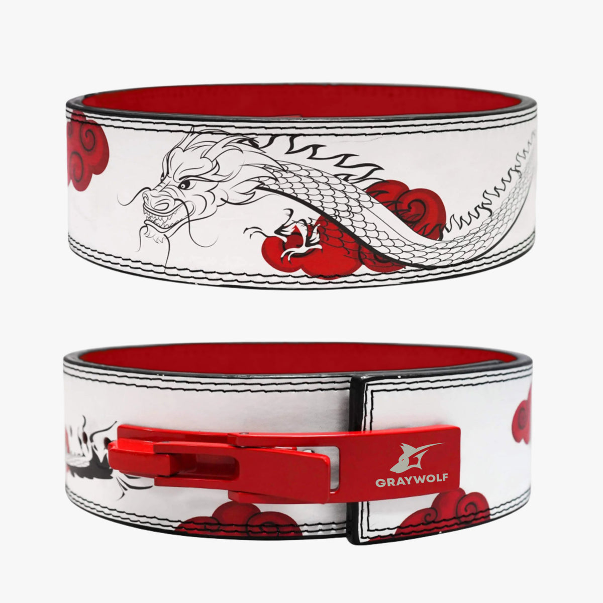 White Dragon Lever Belt - 10MM