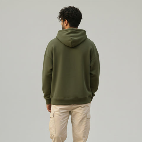 Qissa × Gray Wolf Alpha Heavyweight Hoodie - Green