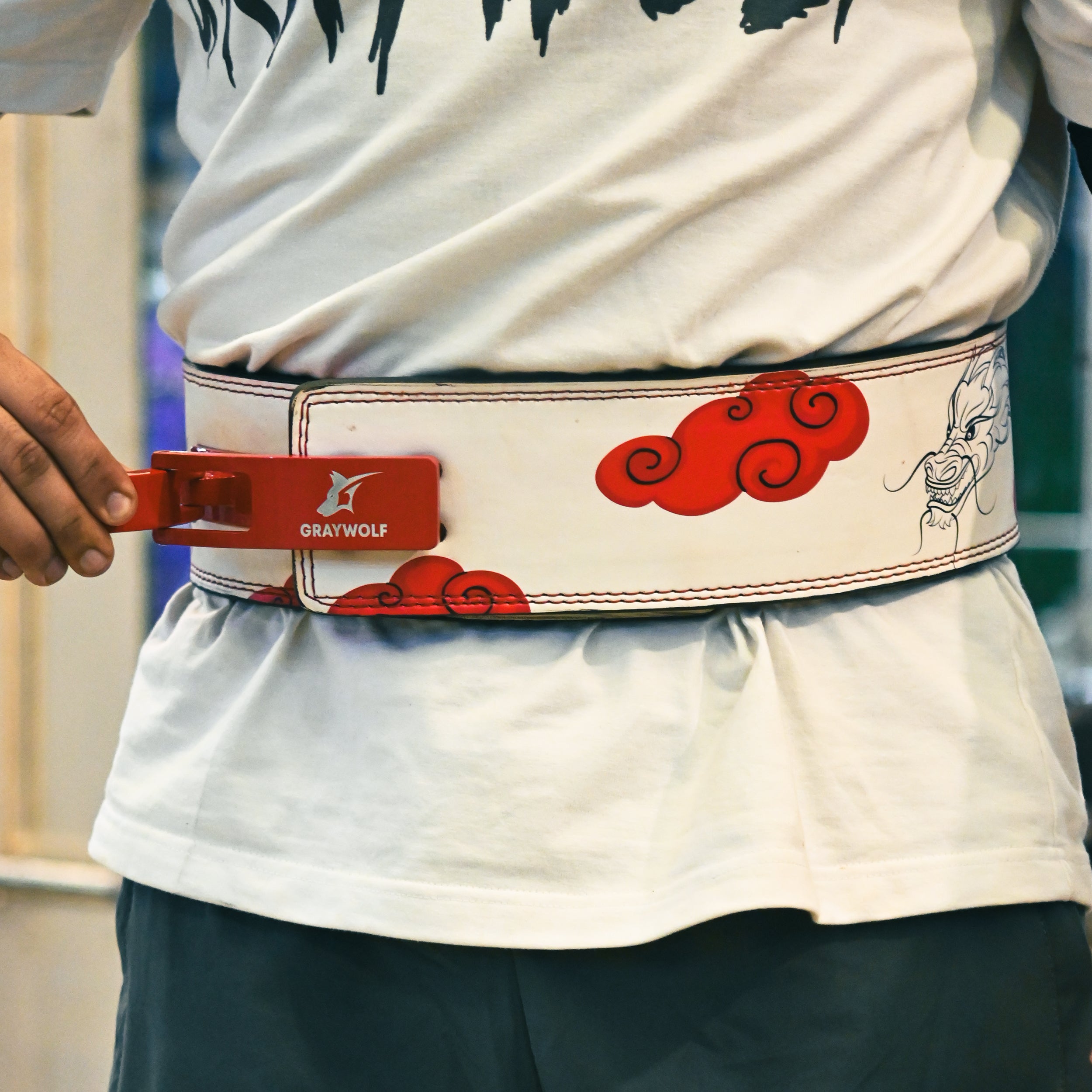 White Dragon Lever Belt - 10MM