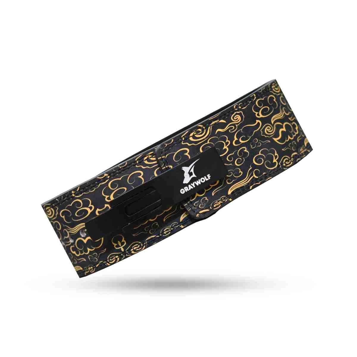 Sunrise Lever Belt 10MM - Black & Gold lock